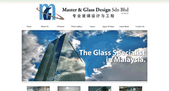 Desktop Screenshot of masterglass.com.my